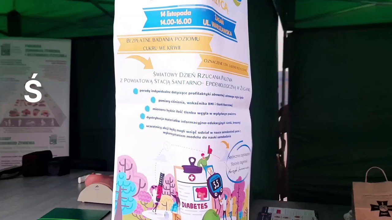 Gazeta Lubuska. Światowy Dzień Walki z Cukrzycą w Żaganiu