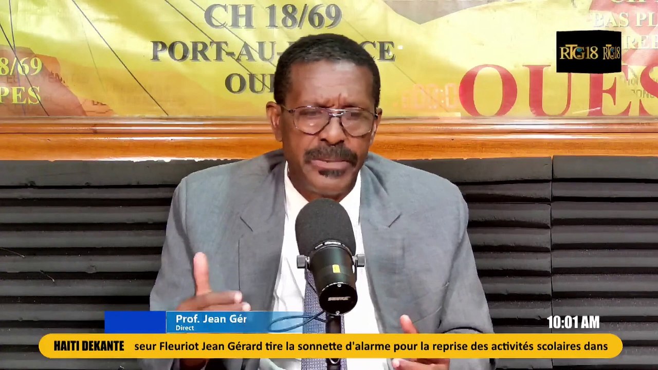 #HAITI | DEKANTE | Prof. Jean Gérard Fleuriot, Dir. du Lycée Jean ...