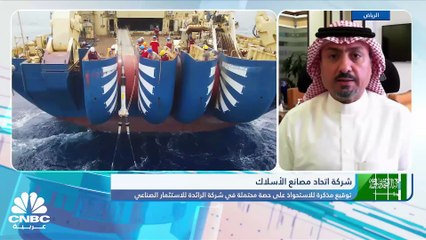 الرئيس التنفيذي لـ "اتحاد مصانع الأسلاك" لـ CNBC عربية: نسبة الاستحواذ على حصة في "الرائدة للاستثمار الصناعي" لم تحدد وهناك خيارات متعددة للتمويل لا تتضمن نقد