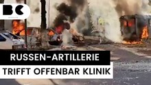 Ukraine: Russen-Artillerie trifft Krankenhaus