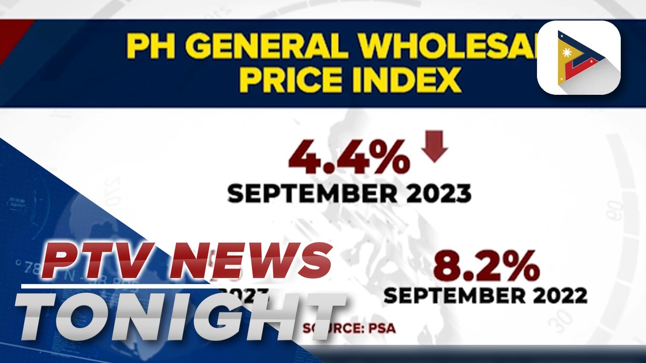 PH wholesale prices of goods ease in September