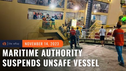 MARINA suspends Cokaliong-owned vessel after dangerous tilting incident