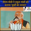 Madhya Pradesh Assembly Election | PM MODI vs RAHUL GANDHI | PM मोदी का तंज, कहा -किस दुनिया में रहते हो मूर्खों के सरदार