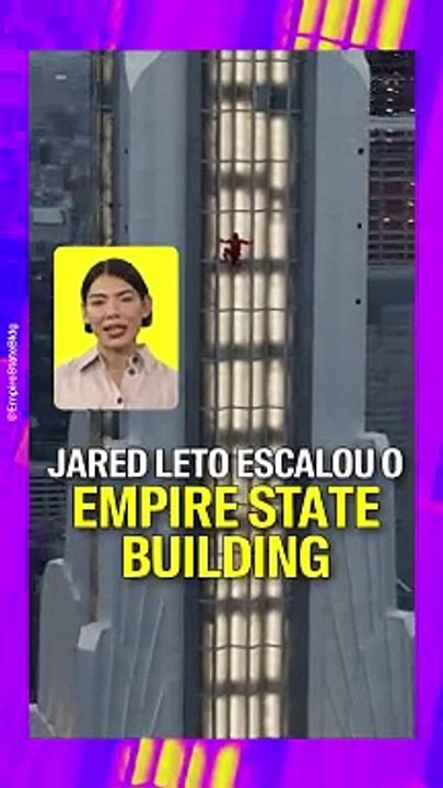 Jared Leto escalou o Empire State Building
