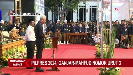 Pidato Usai Pengundian Nomor Urut di Pilpres 2024, Ganjar Singgung Soal Drakor
