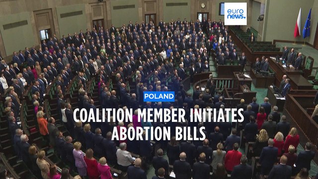 Poland’s pro-EU coalition introduces bill aimed at legalising abortions up to 12 weeks of pregnancy