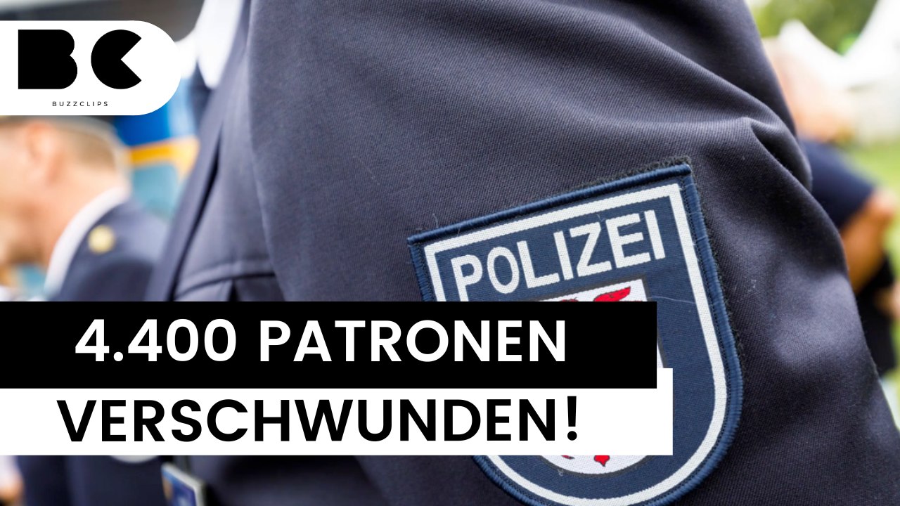 Brandenburger polizei: 4.400 patronen verschwunden