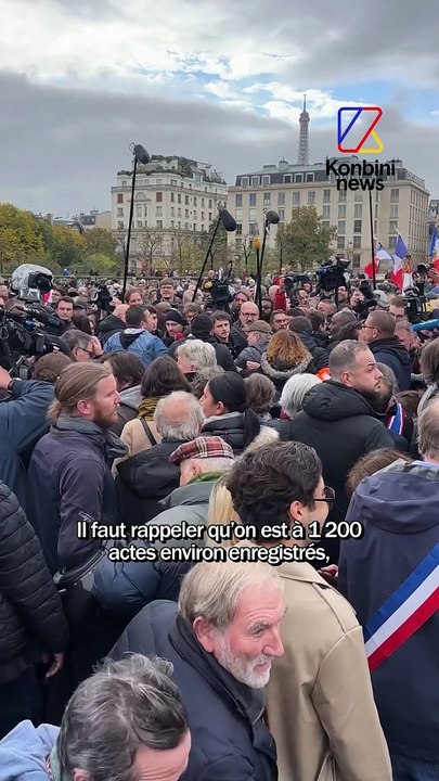 On était avec le président de SOS Racisme, Dominique Sopo,  à la marche contre l’antisémitisme, qui alerte aussi sur toute forme de racisme et la récupération par l’extrême droite.