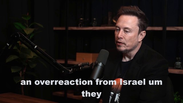 Elon Musk on Israel-Hamas war
