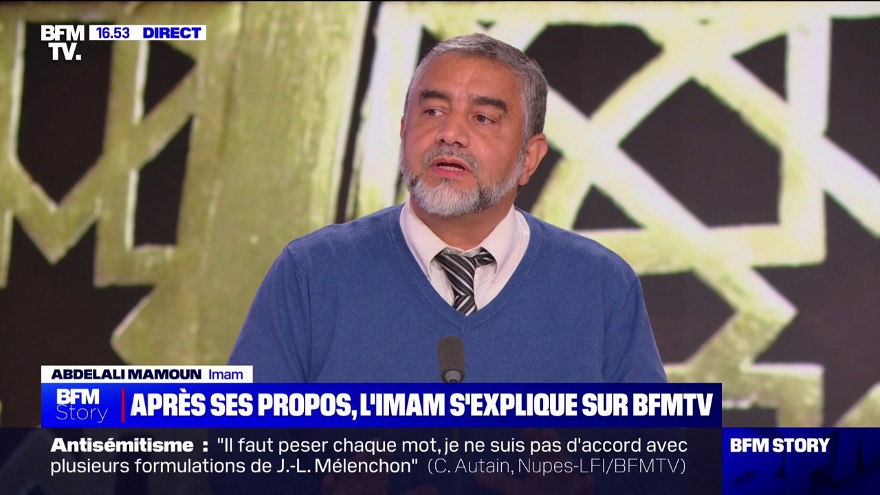 Abdelali Mamoun (imam de la Grande Mosquée de Paris): "Je m'excuse auprès des téléspectateurs et de toute la communauté juive de France s'ils ont pu comprendre de ma part que je remettais en cause l'existence d'actes antisémites en France"
