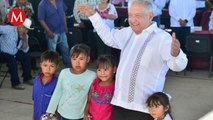 AMLO festejó su cumpleaños 70 con los pueblos Yaquis