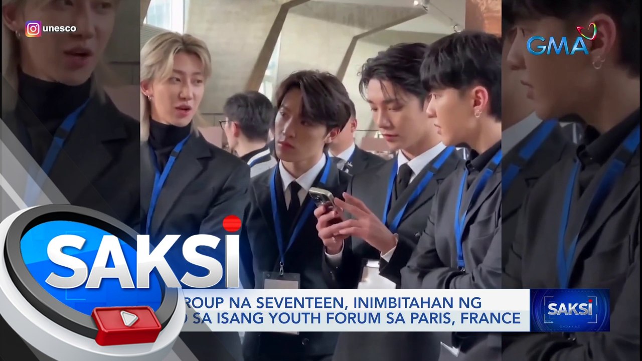 KPop group na SEVENTEEN, inimbitahan ng UNESCO sa isang youth forum sa Paris, France | Saksi