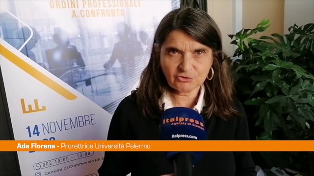 Università Palermo, Florena Fare rete con gli ordini professionali