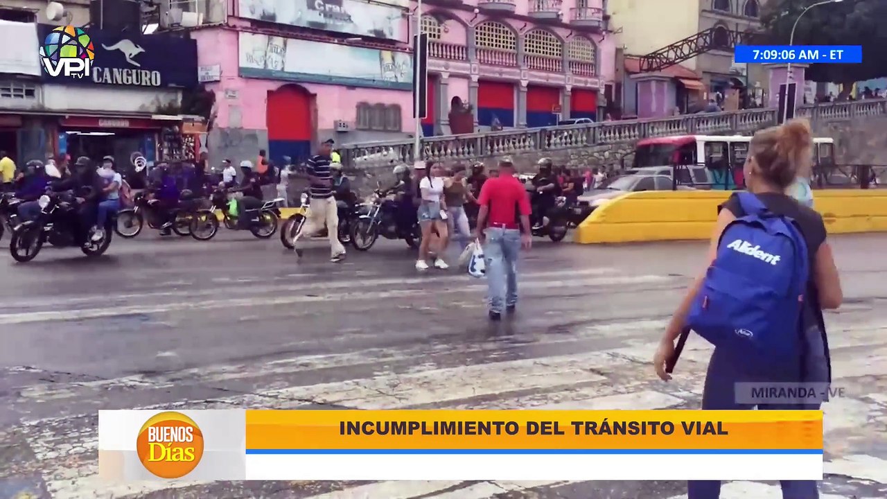 Motorizados señalados de crear anarquía y desorden en el tráfico caraqueño