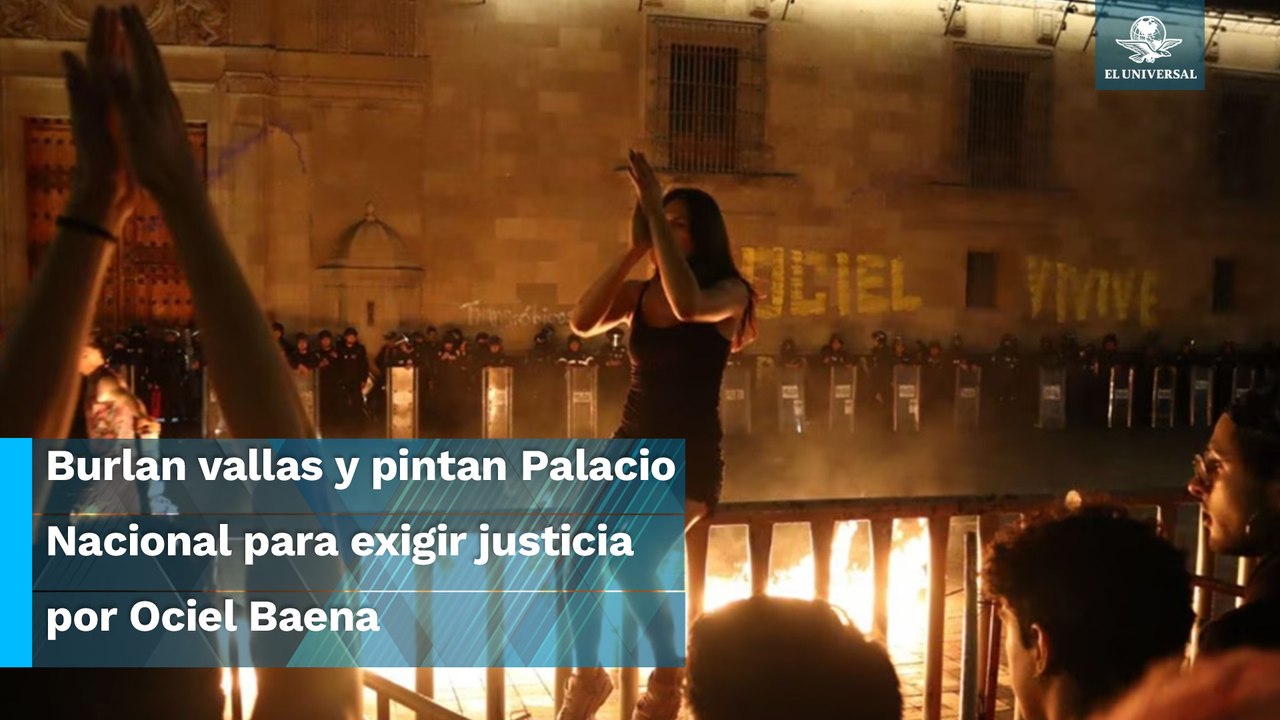 Pintan Palacio Nacional en memoria del magistrade Ociel Baena