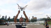 Mercado dos drones potencializa serviços e reduz custos na agricultura, construção civil e delivery