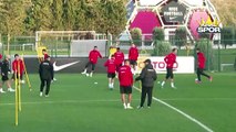 A Milli Futbol Takımı, Almanya ve Galler maçı hazırlıklarını sürdürdü