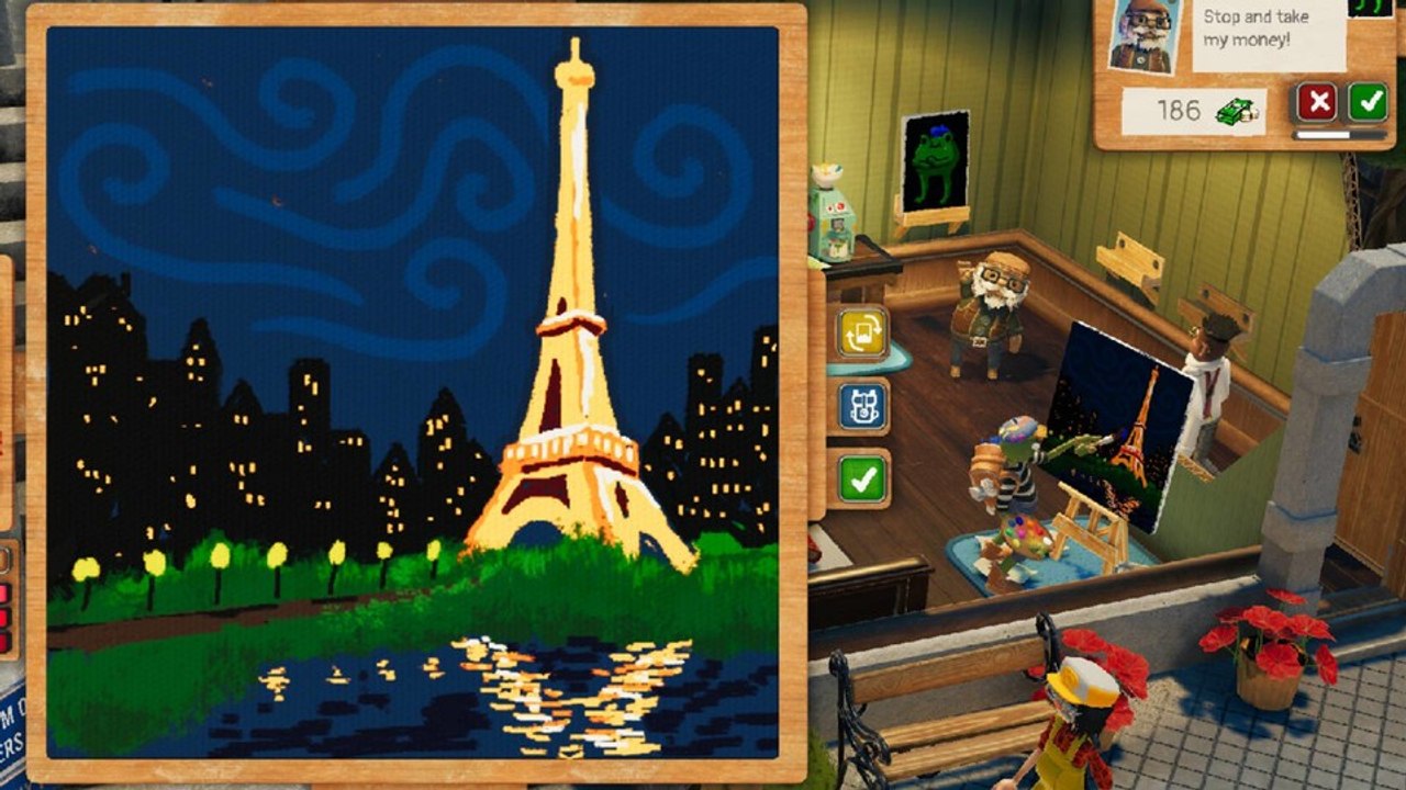 In Passpartout 2 werdet ihr selbst zum Straßenkünstler und malt eigene Bilder