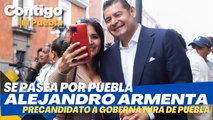 Alejandro Armenta se pasea por #Puebla como el próximo candidato a gobernador #Morena