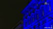 Facciata di Palazzo Madama si colora di blu per Giornata del Diabete