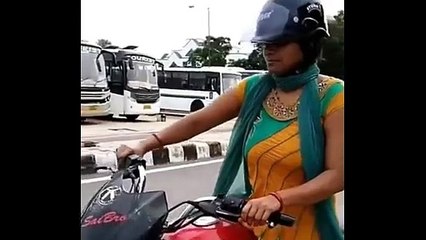 Premier tour en scooter pas très concluant