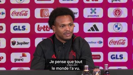 Openda : "Lukaku, une très grande légende"