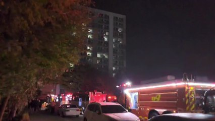 인천 연수동 아파트에서 불...4명 연기흡입 / YTN