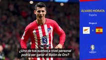 MORATA no piensa en el BALÓN DE ORO
