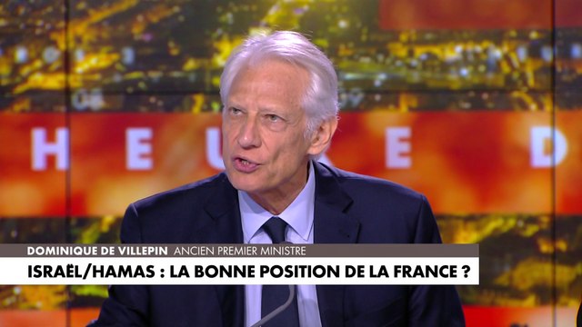 Dominique de Villepin : «La guerre contre le terrorisme ne peut pas être gagnée par la force seule»