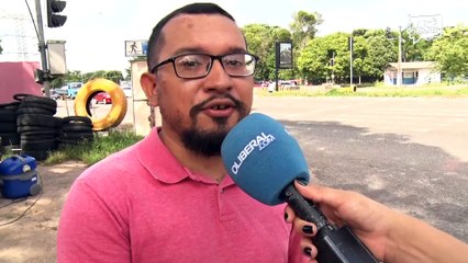 Assistente administrativo Rafael Nascimento denuncia falta de sinalização na avenida Centenário