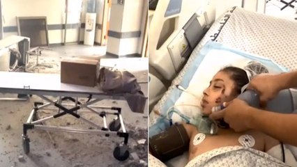 قصف الاحتلال قسم العناية المركزة بمشفى الشفاء ومعاناة مرضى الكلى (2023/11/14)