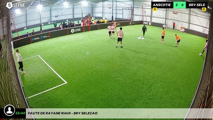 Faute de Rayane Riahi - Bry Selecao