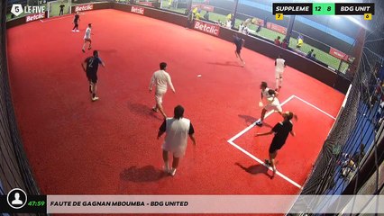 Faute de Gagnan Mboumba - BDG UNITED
