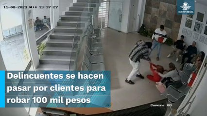 Roban 100 mil pesos a mujer; ladrones que se hicieron pasar por clientes