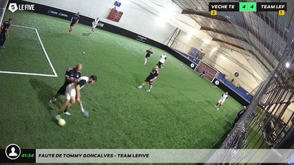 Faute de Tommy Goncalves - TEAM LEFIVE