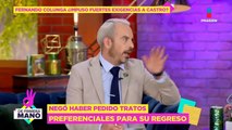 ¡Fernando Colunga NIEGA que pidió tratos preferenciales en su regreso a las telenovelas!