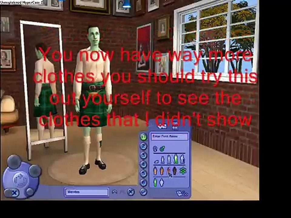 The Sims 2 Clothing Cheat video Dailymotion
