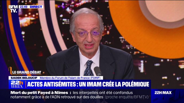 Marche contre l'antisémitisme: La présidente de l'Assemblée nationale et le président du Sénat ont une forme de responsabilité de ne pas l'avoir étendue à la lutte contre tous les racismes , pour Sadek Beloucif (membre du Forum de l'islam de France)
