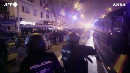 Download Video: Spagna, a Madrid scontri tra polizia e manifestanti anti-amnistia catalana