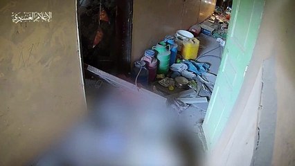 Kassam Tugayları, Gazze'deki bir tünelde 5 İsrail askerinin öldürüldüğü saldırının görüntülerini yayınladı