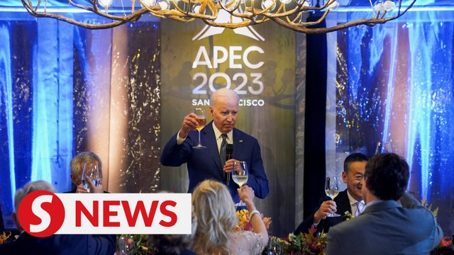 Biden hosts gala dinner for Apec leaders