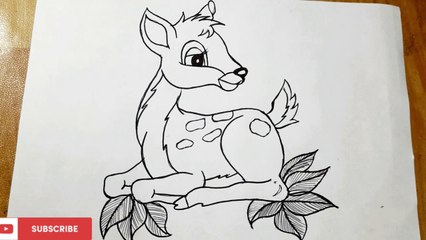 How To Draw A Baby Deer