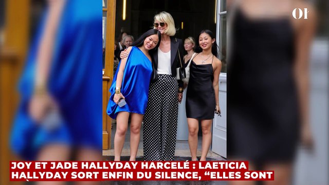 Joy et Jade Hallyday harcelé : Laeticia Hallyday sort enfin du silence, “elles sont très atteintes”