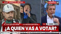 La calle opina: ¿Massa o Milei? ¿Quién es el elegido de la gente?