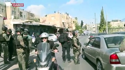 Kudüs’te TRT Haber ekibine saldırı.