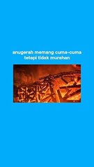 ANUGERAH MEMANG CUMA-CUMA TETAPI TIDAK MURAHAN