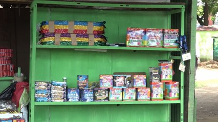 Comerciantes de pólvora en Managua listos para atender a las familias