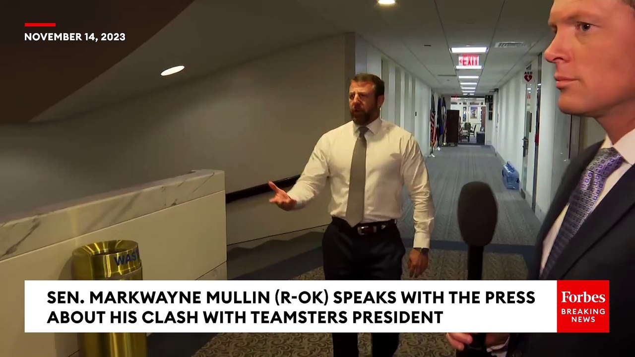 BREAKING NEWS: Markwayne Mullin Defends Asking Teamsters Boss To Fight During Hearing