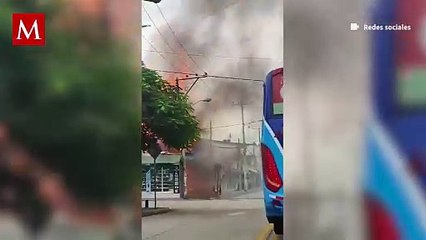 Fuga de gas causa impactante explosión en un asadero de pollos en Guayaquil, Ecuador