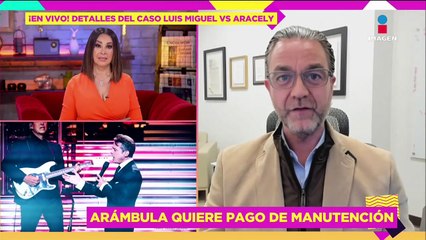 'Luis Miguel SÍ tiene que ir en persona': Abogado de Aracely Arámbula sobre denuncia PENAL